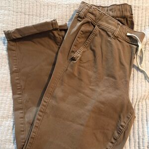 Torrd- Drawstring Cargo Capri- Brown- Size 0 R